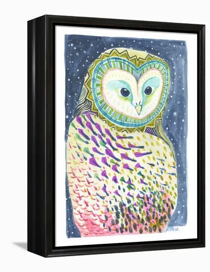 Night Owl-Kerstin Stock-Framed Stretched Canvas