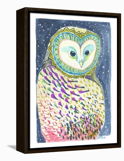 Night Owl-Kerstin Stock-Framed Stretched Canvas