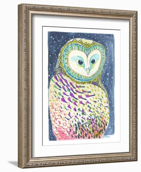 Night Owl-Kerstin Stock-Framed Art Print