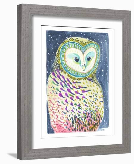 Night Owl-Kerstin Stock-Framed Art Print