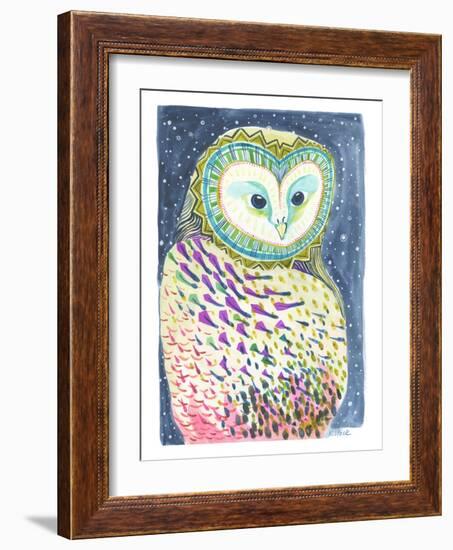 Night Owl-Kerstin Stock-Framed Art Print