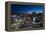 Night Panorama of Warsaw City Center-Jacek Kadaj-Framed Premier Image Canvas