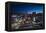 Night Panorama of Warsaw City Center-Jacek Kadaj-Framed Premier Image Canvas