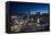 Night Panorama of Warsaw City Center-Jacek Kadaj-Framed Premier Image Canvas