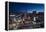 Night Panorama of Warsaw City Center-Jacek Kadaj-Framed Premier Image Canvas