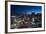 Night Panorama of Warsaw City Center-Jacek Kadaj-Framed Photographic Print