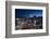 Night Panorama of Warsaw City Center-Jacek Kadaj-Framed Photographic Print