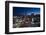 Night Panorama of Warsaw City Center-Jacek Kadaj-Framed Photographic Print