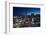 Night Panorama of Warsaw City Center-Jacek Kadaj-Framed Photographic Print