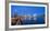 Night panoramic view of the Oslo Opera House, frozen bay and new business quarter, Oslo, Norway, Sc-Mykola Iegorov-Framed Photographic Print