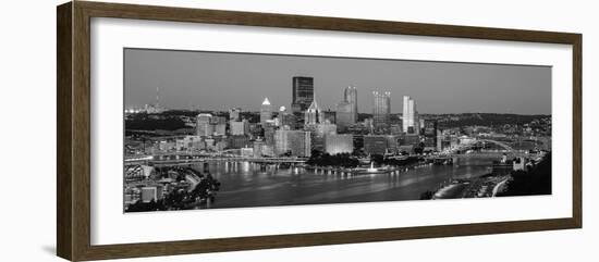 Night, Pittsburgh, Pennsylvania-null-Framed Photographic Print