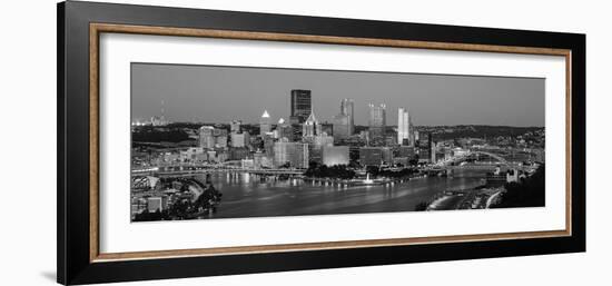 Night, Pittsburgh, Pennsylvania-null-Framed Photographic Print