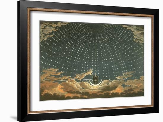 Night Queen with Stars, 1815-Karl Friedrich Schinkel-Framed Giclee Print