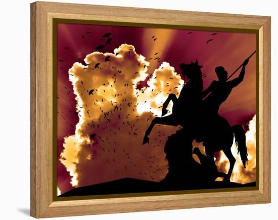 Night Rider-Nathan Wright-Framed Premier Image Canvas
