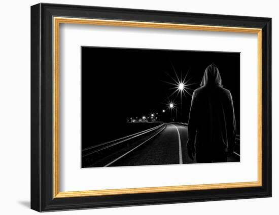 Night Road-Patrick Foto-Framed Photographic Print