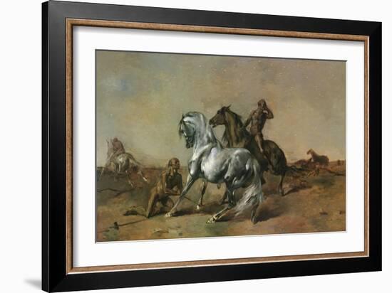 Night Robbers, 1868-Eugene Fromentin-Framed Giclee Print