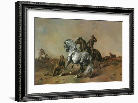 Night Robbers, 1868-Eugene Fromentin-Framed Giclee Print