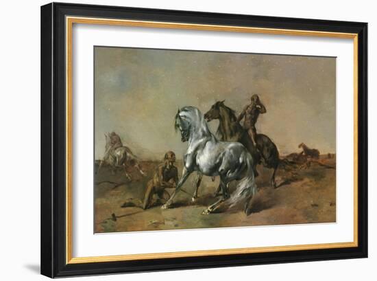 Night Robbers, 1868-Eugene Fromentin-Framed Giclee Print