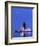 Night Scene of Vlacherna Monastery with Moon, Kanoni, Corfu, Greece-Ivan Vdovin-Framed Photographic Print