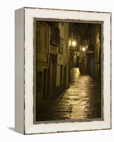 Night Scene, Santiago De Compostela, Galicia, Spain-R H Productions-Framed Premier Image Canvas