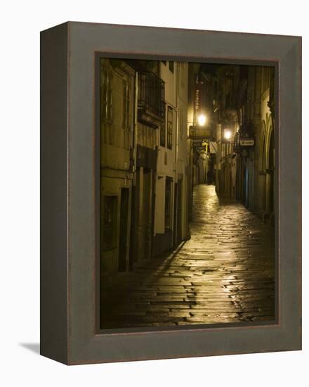 Night Scene, Santiago De Compostela, Galicia, Spain-R H Productions-Framed Premier Image Canvas