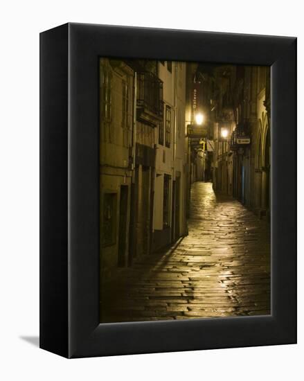 Night Scene, Santiago De Compostela, Galicia, Spain-R H Productions-Framed Premier Image Canvas