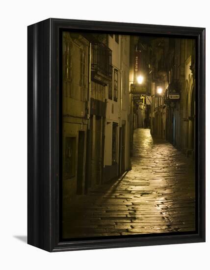 Night Scene, Santiago De Compostela, Galicia, Spain-R H Productions-Framed Premier Image Canvas