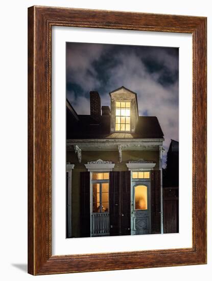 Night Scene with House-Jody Miller-Framed Photographic Print