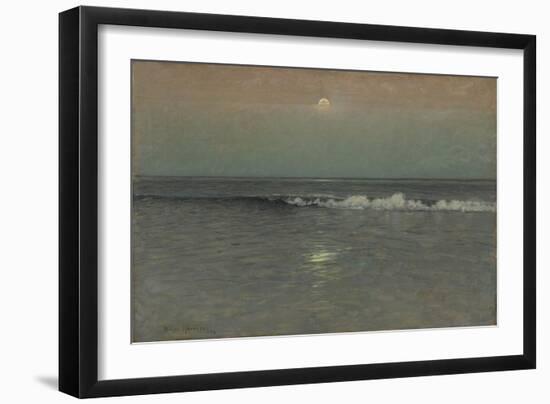 Night Sinks on the Sea, 1896-Birge Harrison-Framed Giclee Print