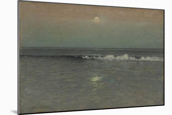 Night Sinks on the Sea, 1896-Birge Harrison-Mounted Giclee Print