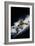 Night Skiier on Les Arcs French Alps-null-Framed Photo