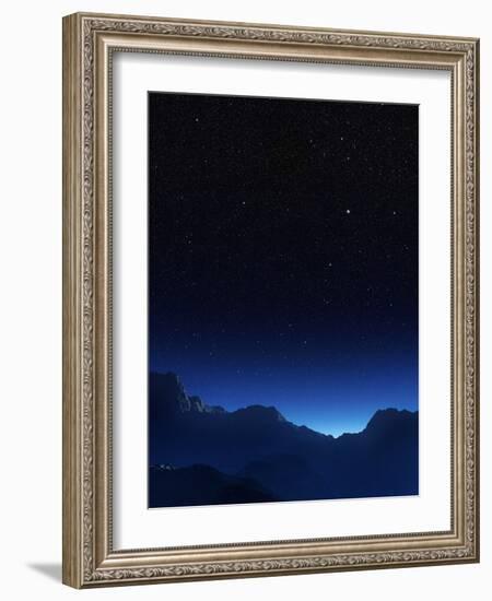 Night Sky, Computer Artwork-Mehau Kulyk-Framed Photographic Print