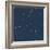 Night Sky Navy and Gold Pattern 05A-Sara Zieve Miller-Framed Art Print