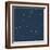 Night Sky Navy and Gold Pattern 05A-Sara Zieve Miller-Framed Art Print