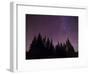 Night Sky over Bighorn Mountains-Mike Cavaroc-Framed Photographic Print