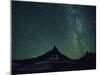 Night Sky over Glacier National Park, Montana.-Steven Gnam-Mounted Photographic Print