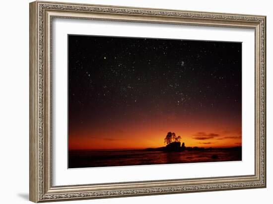 Night Sky & Sunset-David Nunuk-Framed Photographic Print