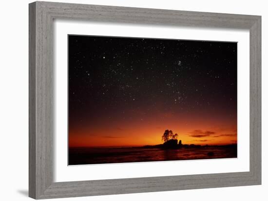 Night Sky & Sunset-David Nunuk-Framed Photographic Print