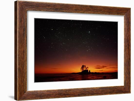 Night Sky & Sunset-David Nunuk-Framed Photographic Print