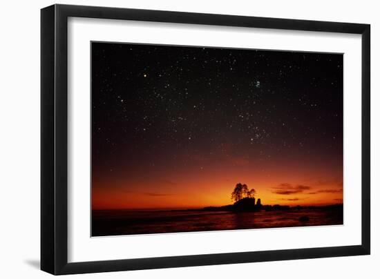 Night Sky & Sunset-David Nunuk-Framed Photographic Print