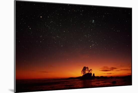 Night Sky & Sunset-David Nunuk-Mounted Photographic Print