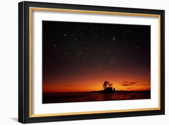 Night Sky & Sunset-David Nunuk-Framed Photographic Print