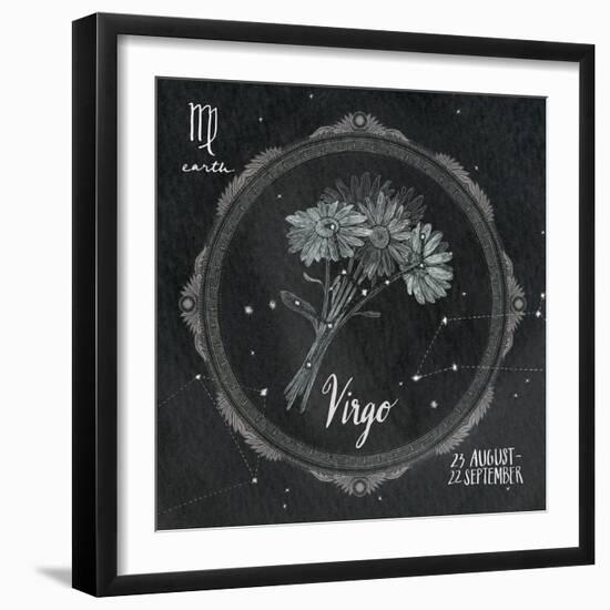 Night Sky Virgo-Sara Zieve Miller-Framed Art Print