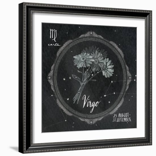 Night Sky Virgo-Sara Zieve Miller-Framed Art Print