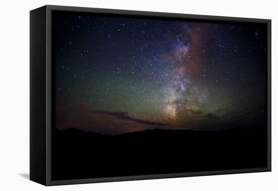 Night Sky with Milky Way-Sheila Haddad-Framed Premier Image Canvas
