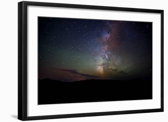 Night Sky with Milky Way-Sheila Haddad-Framed Photographic Print