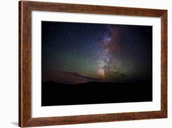 Night Sky with Milky Way-Sheila Haddad-Framed Photographic Print
