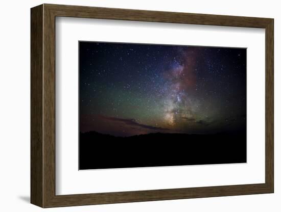 Night Sky with Milky Way-Sheila Haddad-Framed Photographic Print