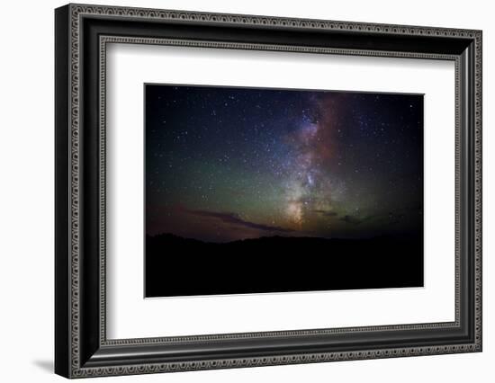 Night Sky with Milky Way-Sheila Haddad-Framed Photographic Print