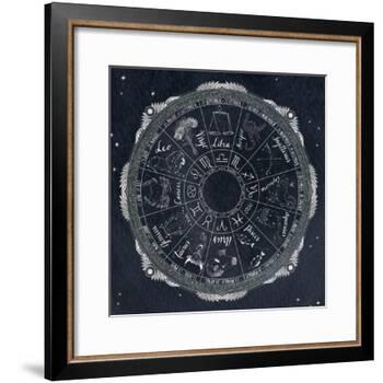Night Sky Zodiac-Sara Zieve Miller-Framed Art Print